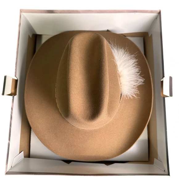 Vintage Stetson 7 3/8 5X Brown Cowboy Hat - Picture 8 of 16